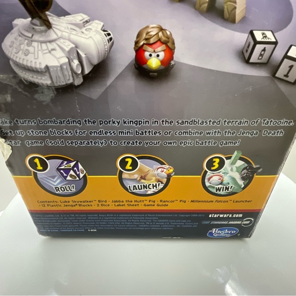 Angry Birds Star Wars Jenga Tatooine Battle Game Hasbro Rovio NIB - Picture 4 of 8